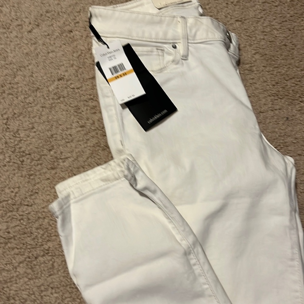 Calvin Klein jeans white nwt